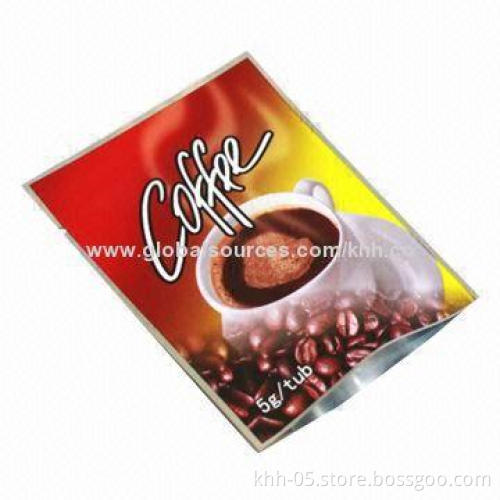 Coffee Bean Packing Bag, Stand Up Pouch with One-way Air Valve